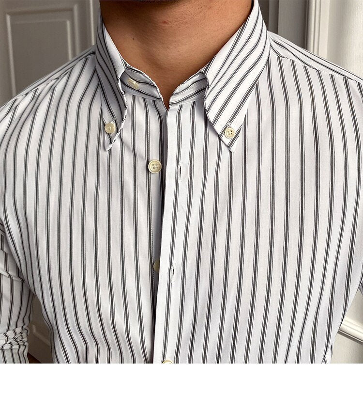 Camisa Social Masculina Vondore LV08