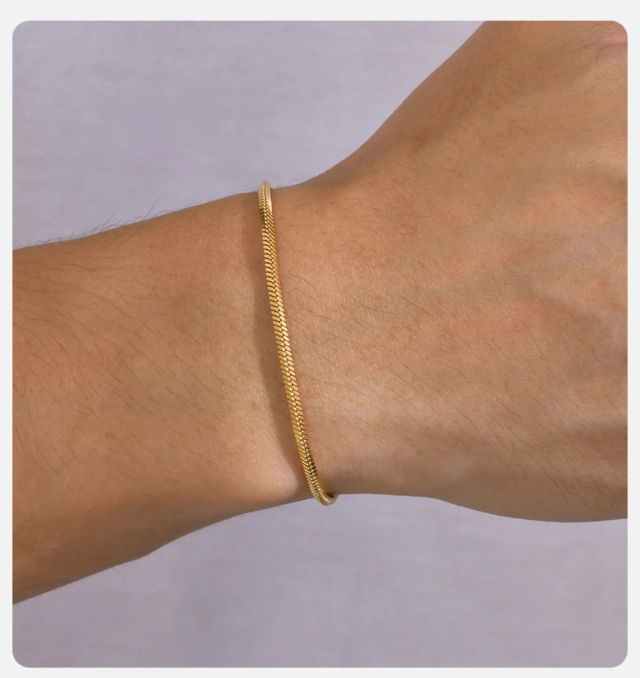 Pulseira Slim em Aço Inoxidável