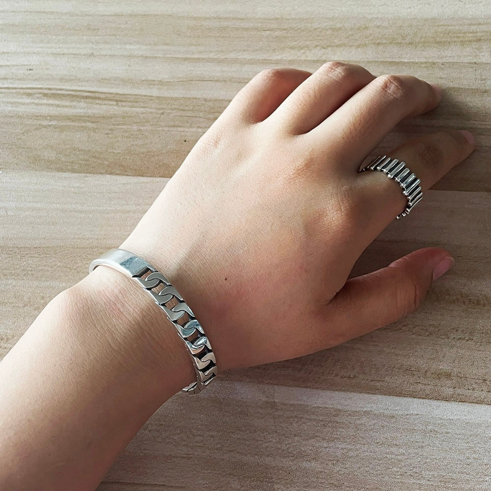 Bracelete Masculino Vondore LV03 em Prata 925