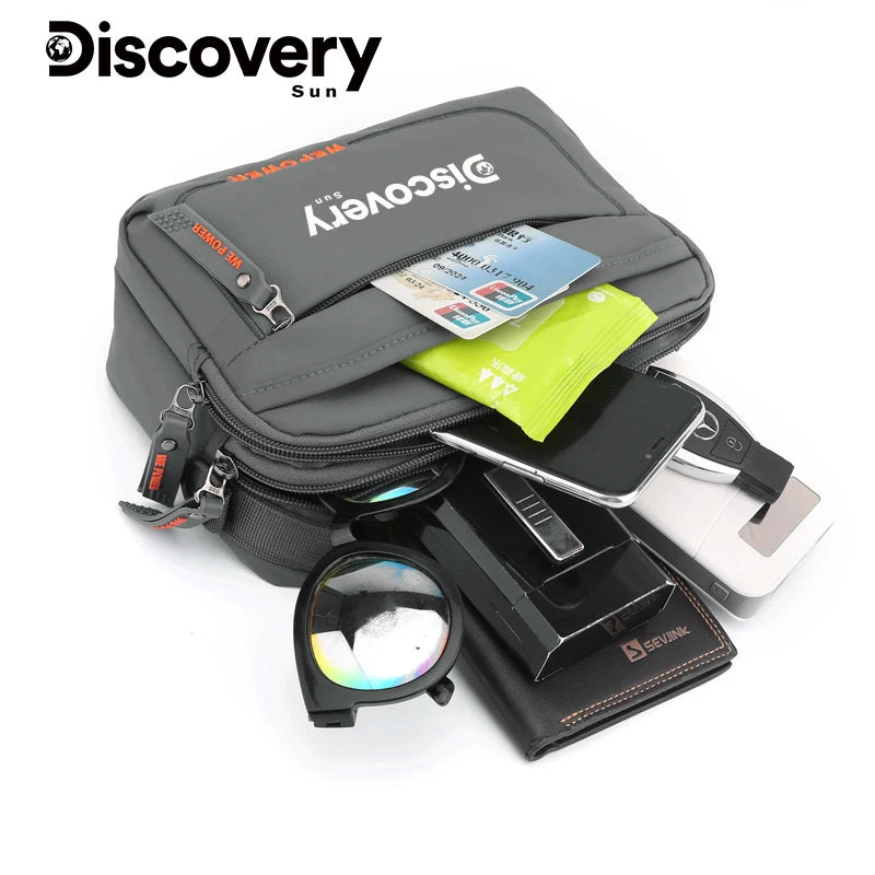 Bolsa de Ombro Discovery Adventure – Compacta e Funcional