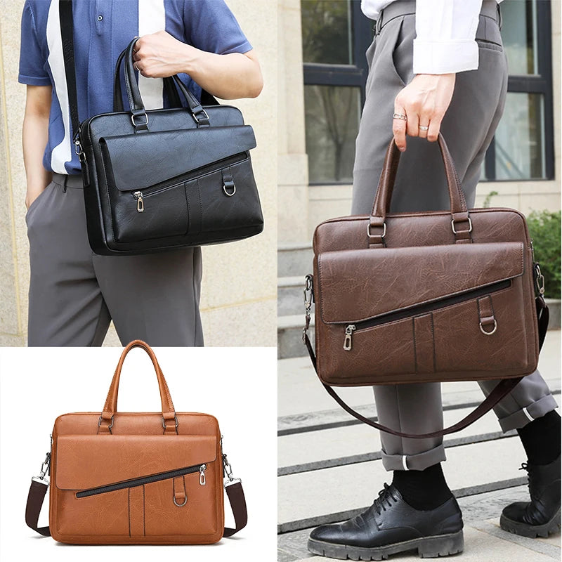 Bolsa Masculina em Couro Vondore - LV21