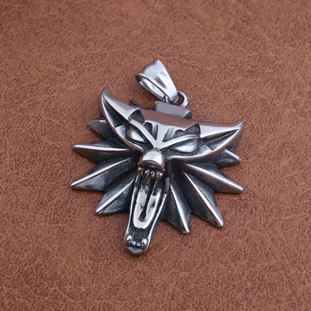 Colar com medalhão em Aço Inoxidável The Witcher