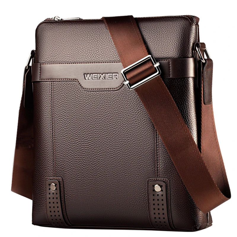 Bolsa Masculina Shoulder Bag em Couro - LV31