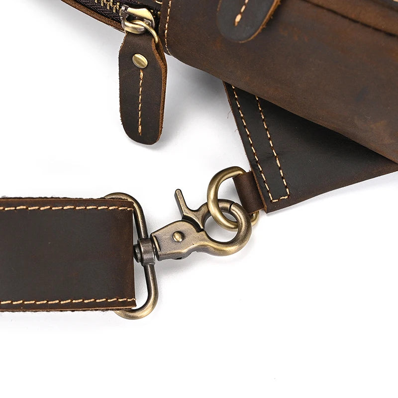 Bolsa Transversal Texas em Couro