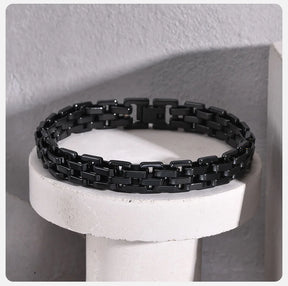 Pulseira Masculina de Aço Inoxidável Vnox - Estilo Punk