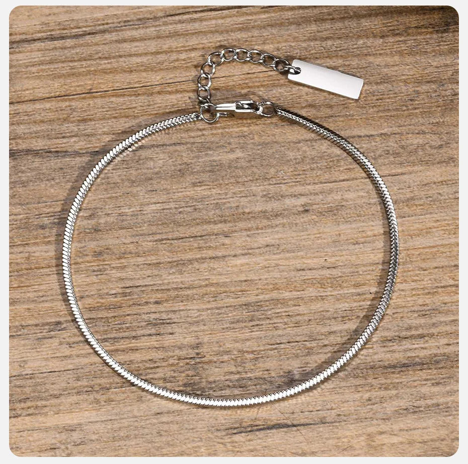 Pulseira Slim em Aço Inoxidável