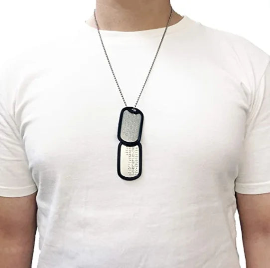 Colar Dog Tag Personalizado