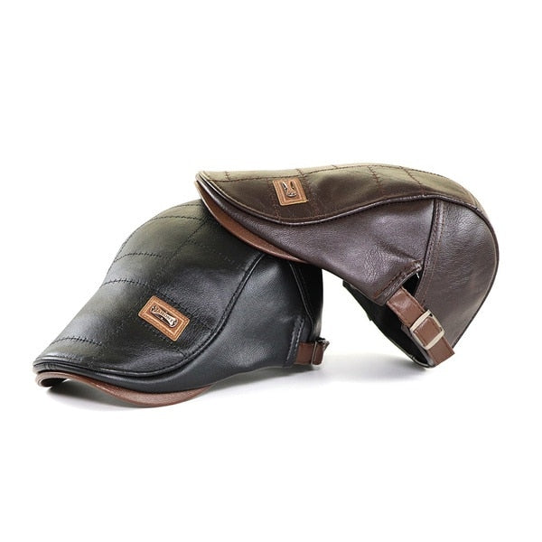 Boina Italiana de Couro Legítimo