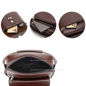 Bolsa Masculina Shoulder Bag em Couro - LV32