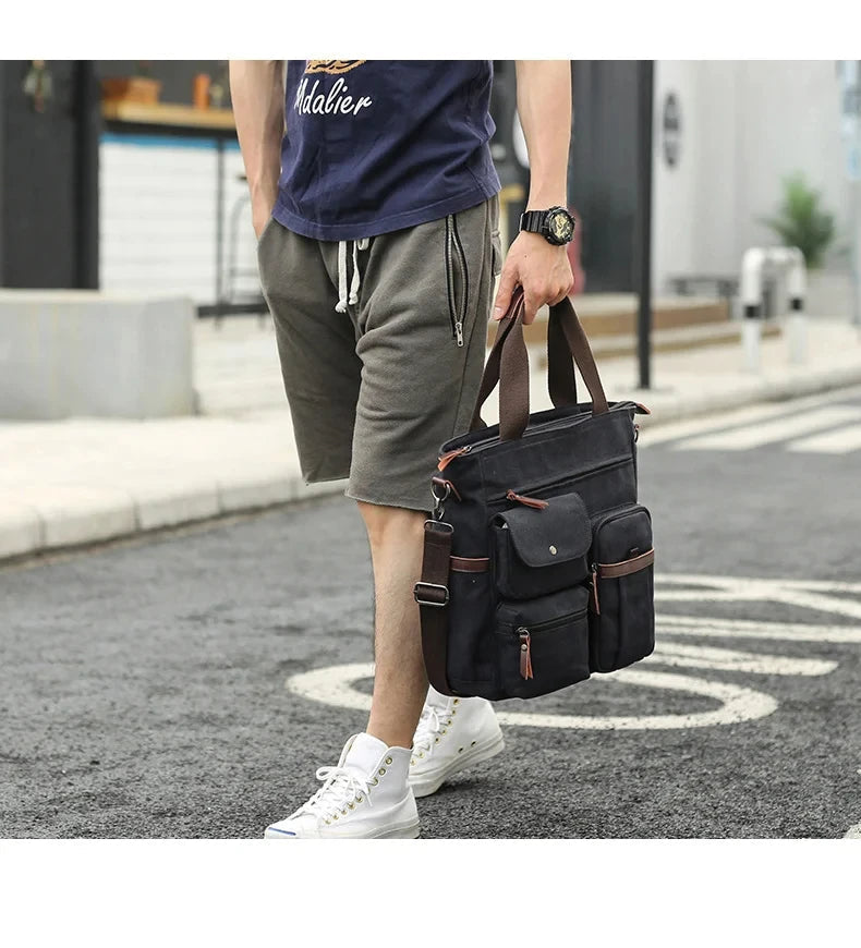 Bolsa Mensageiro de Lona Premium - LV35