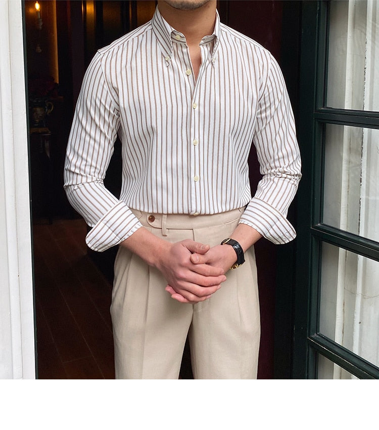 Camisa Social Masculina Vondore LV08