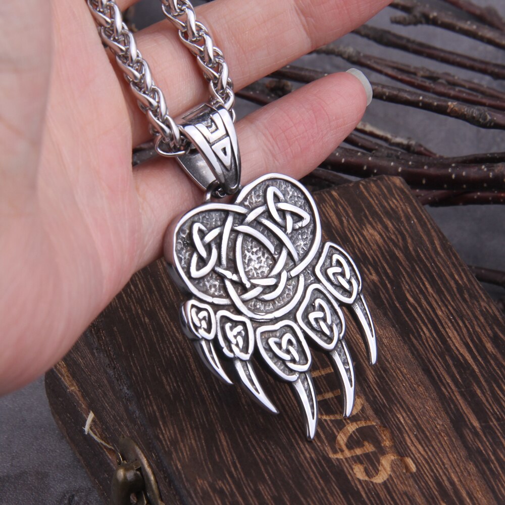 Colar Pata de Urso + Caixa Vikings BRINDE