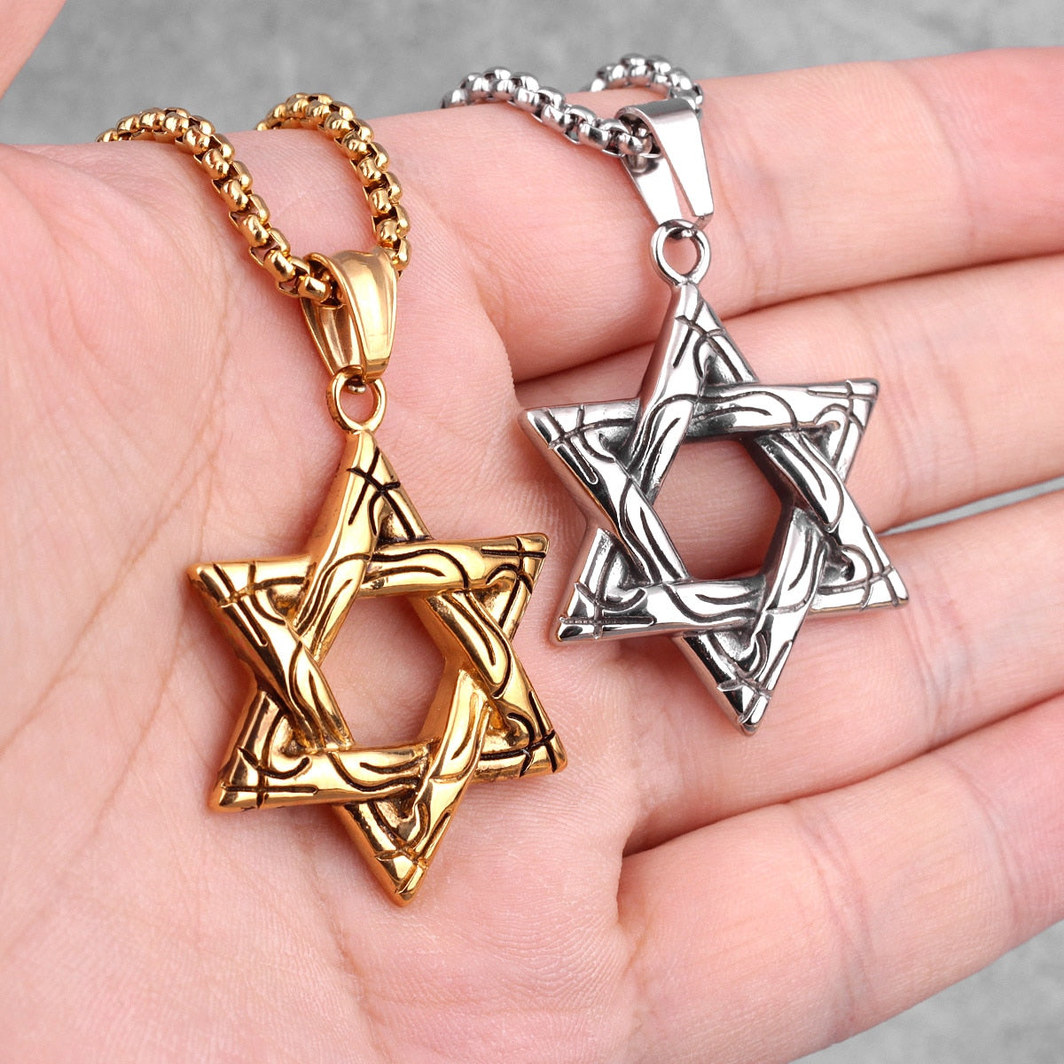 Colar Judaico Estrela de Davi