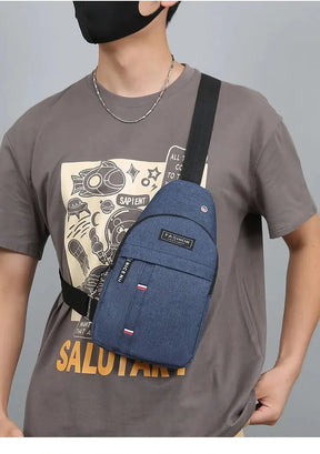 Bolsa Masculina Crossbody de Alta Capacidade - LV34