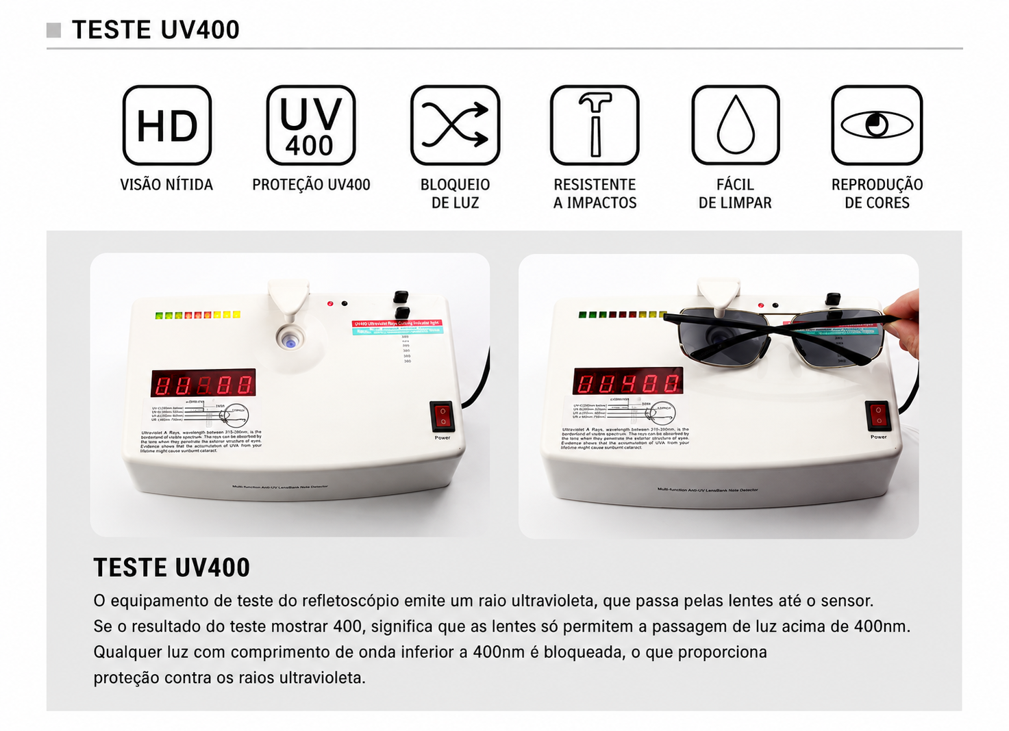 Óculos de Sol Seattle UV400 Polarizados