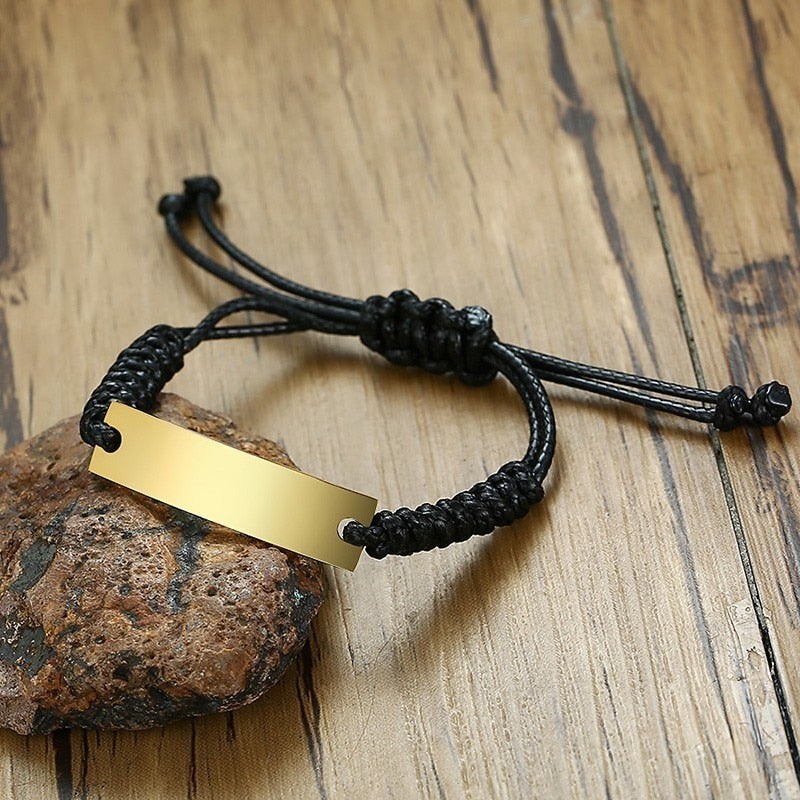 Pulseira Trançada Ajustável