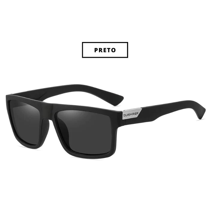 Óculos de Sol Masculino com Lentes Polarizadas UV400 - QUISVIKER